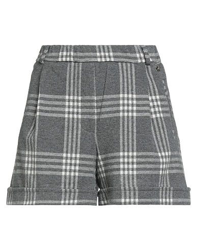 SOUVENIR Shorts & Bermuda Grey 52% Polyester, 46% Viscose, 2% Elastane