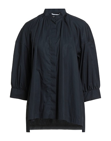 CALIBAN Solid color shirts & blouses Black 100% Cotton