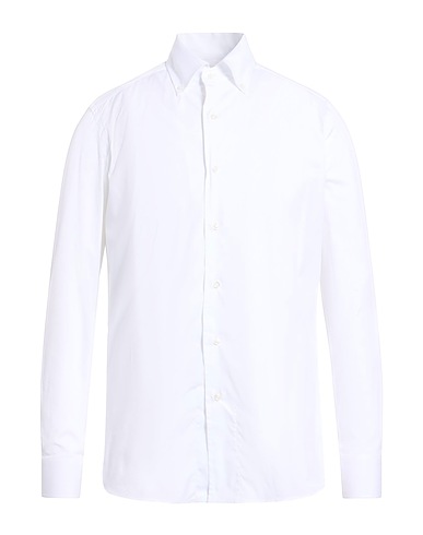 SONRISA Solid colour shirt SUPERIOR White 100% Cotton