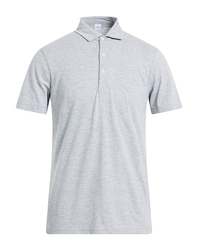ASPESI Polo shirt Light grey 65% Cotton, 35% Polyester