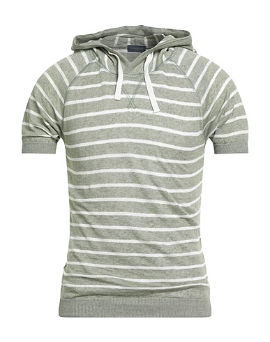 PAUL & SHARK T-shirt Sage green 100% Linen