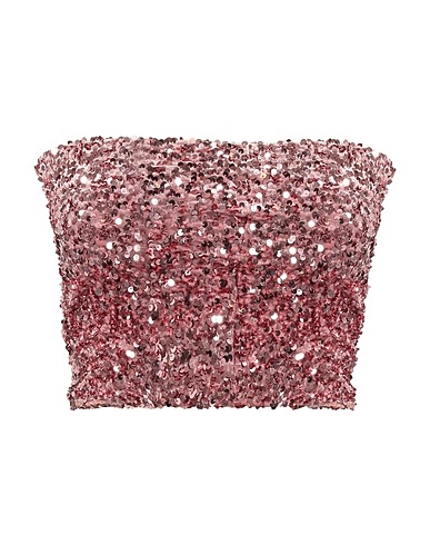 TENSIONE IN Топ без рукавов Розовый 95% Полиэстер, 5% Эластан