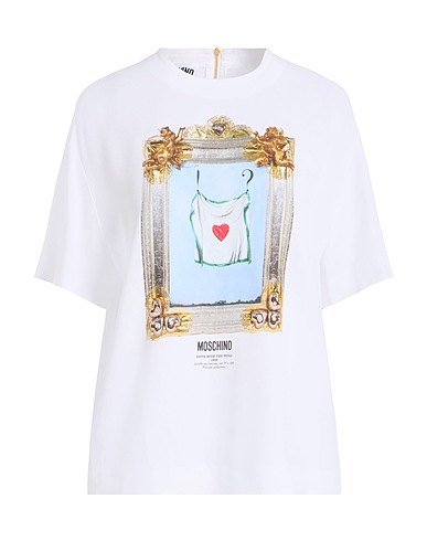 MOSCHINO Top COUTURE Weiß 70% Acetat, 30% Viskose