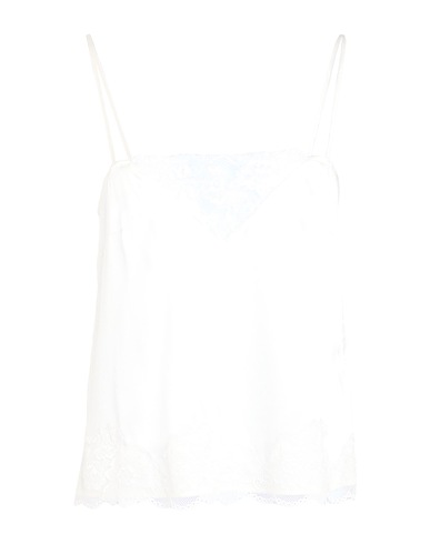 MAX & MOI Camisole Bianco 95% Seta, 5% Elastan