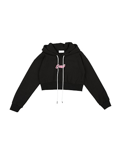 GAUDÌ Sweatshirt Black 95% Cotton, 5% Elastane