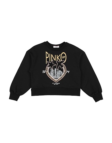 PINKO UP Felpa Nero 94% Cotone, 6% Elastan