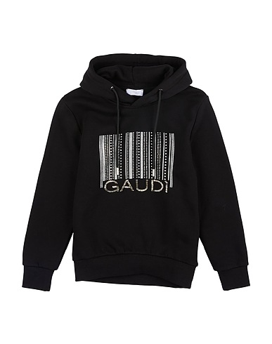 GAUDÌ Felpa Nero 100% Cotone