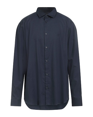 ARMANI EXCHANGE Camicia tinta unita Blu navy 100% Cotone