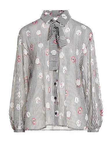 I BLUES Striped shirt Black 100% Polyester