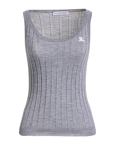 BURBERRY Vest Grey 100% Cashmere