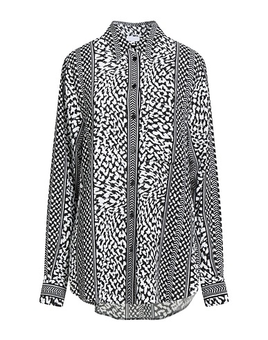 LALA BERLIN Patterned shirts & blouses Black 100% Viscose