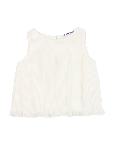 PATRIZIA PEPE Top GIRL White 100% Polyester