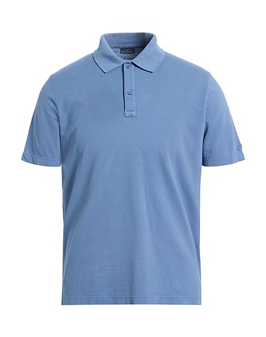 PAUL & SHARK Polo shirt Slate blue 100% Cotton