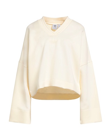 ADIDAS ORIGINALS Sweatshirt Cream 53% Cotton, 47% Recycled polyester