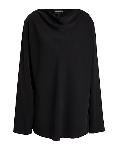 EMPORIO ARMANI Top Negro 100% Poliéster