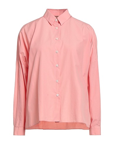 ACADEMIA Solid colour shirts & blouses Pink 100% Cotton