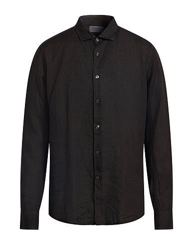 TINTORIA MATTEI 954 Linen shirt Black 100% Linen