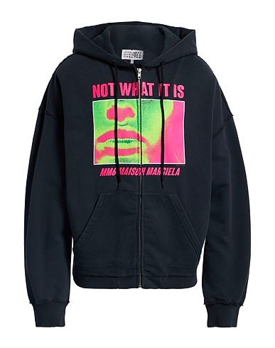 MM6 MAISON MARGIELA Hooded sweatshirt Charcoal 100% Cotton