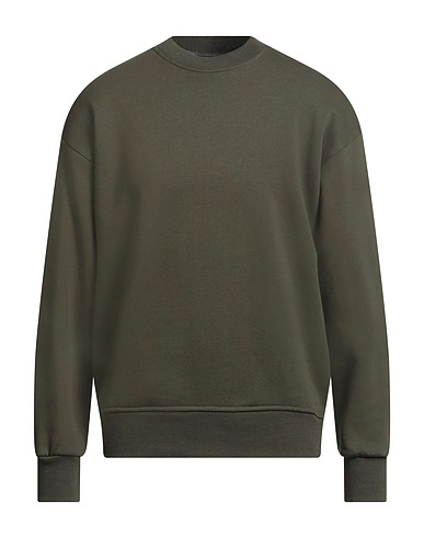 WHY NOT BRAND Felpa Verde militare 65% Cotone, 35% Poliestere