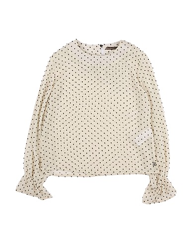 MANILA GRACE Top Avorio 100% Poliestere