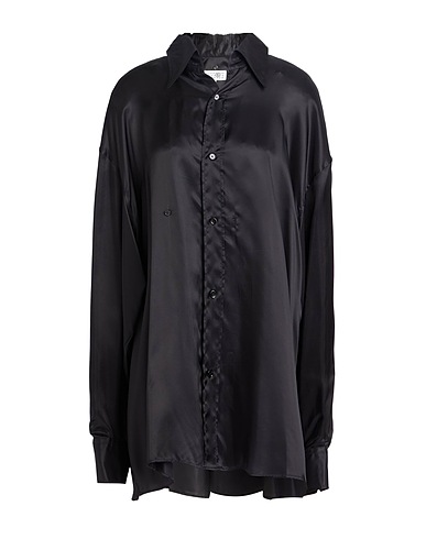 MM6 MAISON MARGIELA Solid colour shirts & blouses Black 100% Viscose