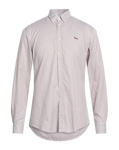 HARMONT & BLAINE Striped shirt Brown 100% Lyocell
