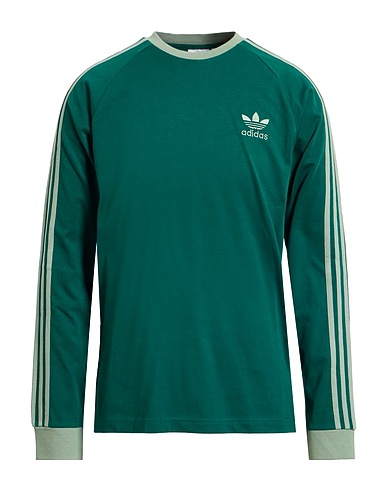 ADIDAS ORIGINALS T-shirt Green 100% Cotton, Elastane