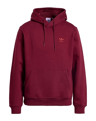 ADIDAS ORIGINALS Hooded track jacket  Burgundy 70% Recycled cotton, 30% Recycled polyester, Elastane