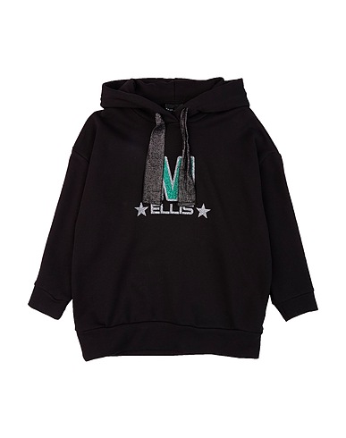 MARC ELLIS Felpa Nero 100% Cotone