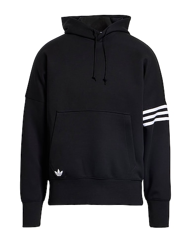 ADIDAS ORIGINALS Hooded track jacket  Black 53% Cotton, 47% Polyester