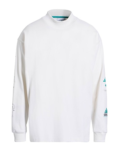 ADIDAS Felpa Bianco 100% Cotone