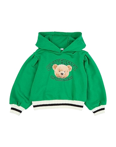 MEILISA BAI Sweatshirt VERDE 89% Cotton, 11% Polyester