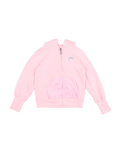 NIKE Sweatshirt Pink 62% Polyester, 34% Viscose, 4% Elastane