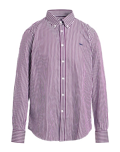 HARMONT & BLAINE Striped shirt Plum 100% Cotton