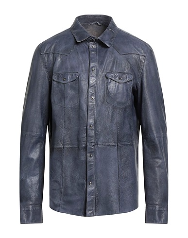 GMS-75 Solid colour shirt Leather