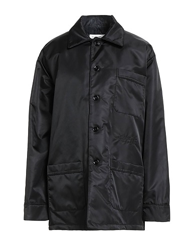 MM6 MAISON MARGIELA Solid color shirts & blouses Black 100% Polyamide