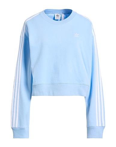 ADIDAS ORIGINALS Sweatshirt Sky blue 82% Recycled cotton, 18% Recycled polyester