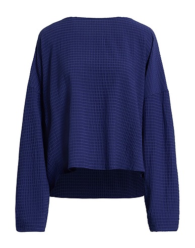 EMPORIO ARMANI Top Blu navy 39% Lyocell, 35% Viscosa, 22% Poliestere, 4% Elastan