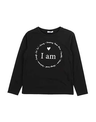 L:Ú L:Ú by MISS GRANT T-shirt Black 96% Cotton, 4% Elastane