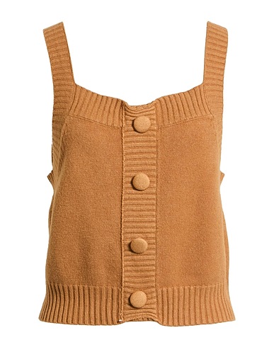 TOY G. Top Camel 56% Viscose, 28% Polyester, 16% Polyamide