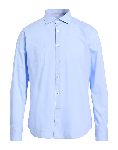 TINTORIA MATTEI 954 Solid colour shirt Sky blue 100% Cotton