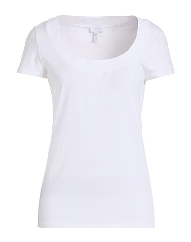 ESCADA SPORT Basic T-shirt White 95% Cotton, 5% Elastane