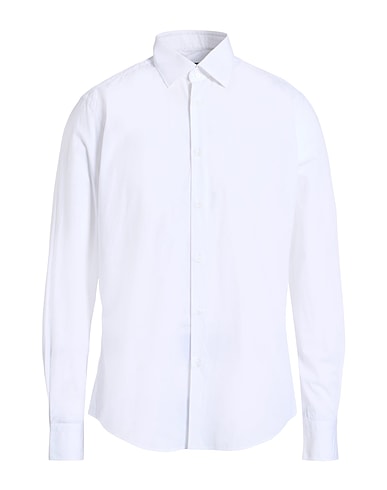 PAL ZILERI Solid color shirt White 100% Cotton