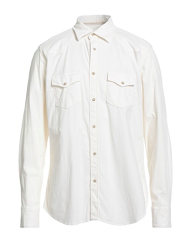 TINTORIA MATTEI 954 Solid colour shirt 97% Cotton, 3% Elastane