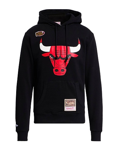 MITCHELL & NESS Sudadera Negro 80% Algodón, 20% Poliéster