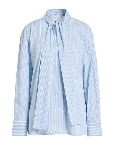 HAPPY 25® Striped shirt Sky blue 60% Cotton, 37% Nylon, 3% Elastane