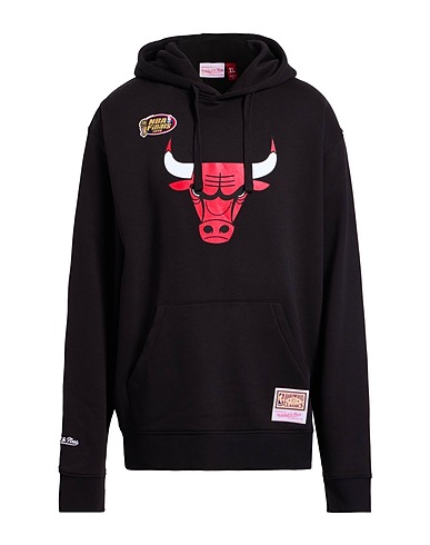MITCHELL & NESS Felpa Nero 80% Cotone, 20% Poliestere
