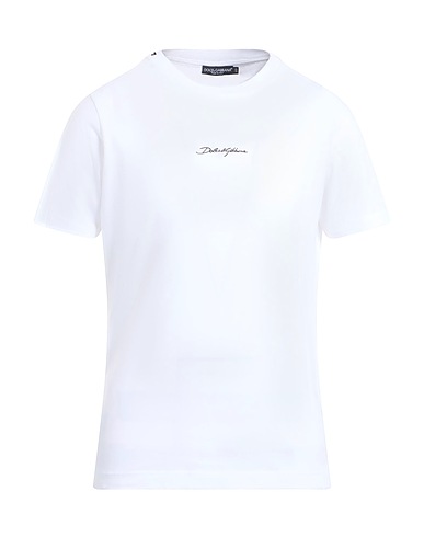 DOLCE&GABBANA T-shirt basique Blanc 100% Coton, Viscose