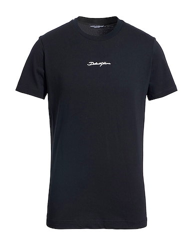 DOLCE&GABBANA T-shirt Black 100% Cotton, Viscose