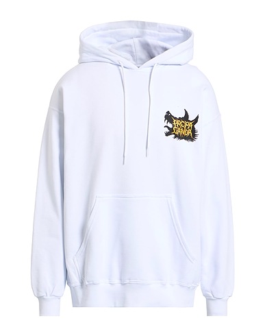 PROPAGANDA Hooded track jacket  White 100% Cotton